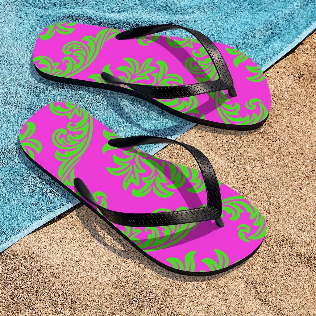 Unisex Neon Flip-Flops