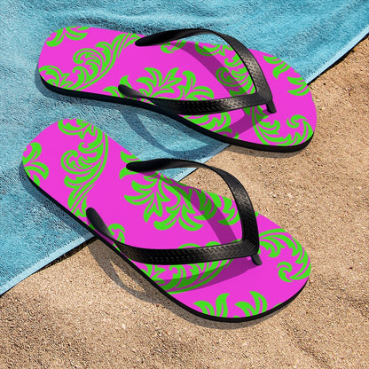 Unisex Neon Flip-Flops