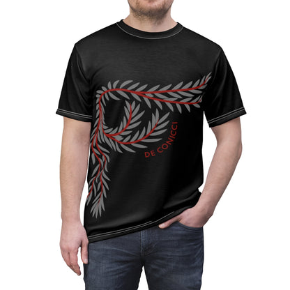 De conicci authentic rare collection stream vine shirt. Black
