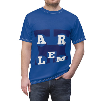 City Life Harlem short sleeve. Blue