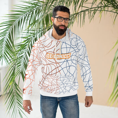 De Conicci Authentic white Illinois color Way Unisex Pullover Hoodie