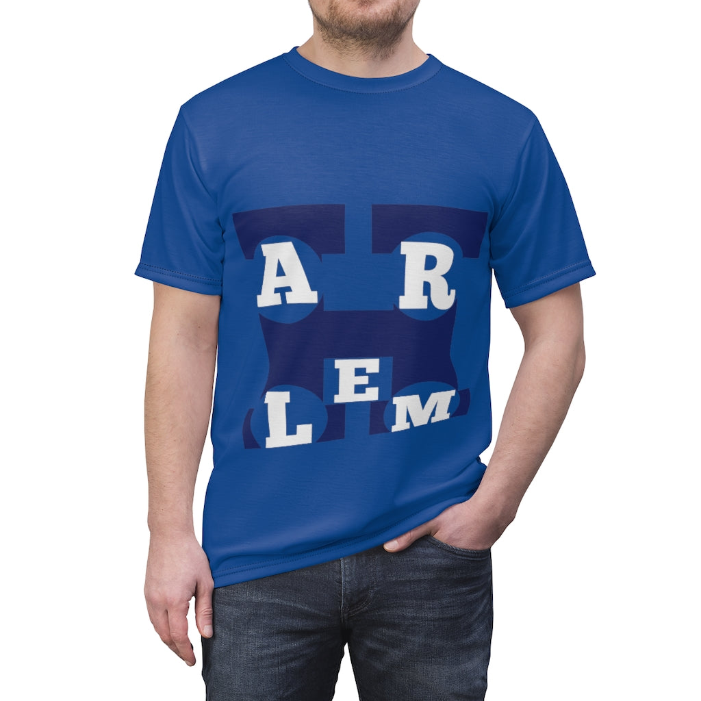City Life Harlem short sleeve. Blue
