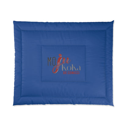 Comforter with Mojukoka one logo