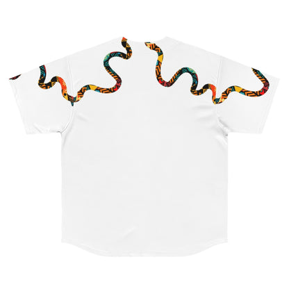 Wrap around Men's Baseball Jersey white