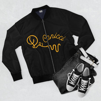 De Conicci Authentic yellow Tiger Bomber Jacket