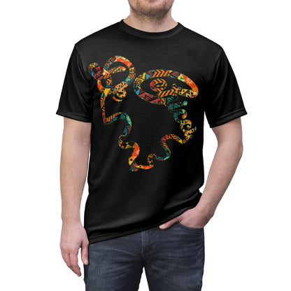 Wrap around shirt black