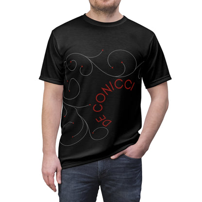 De conicci Authentic rare shirt. Luxury Vine Black