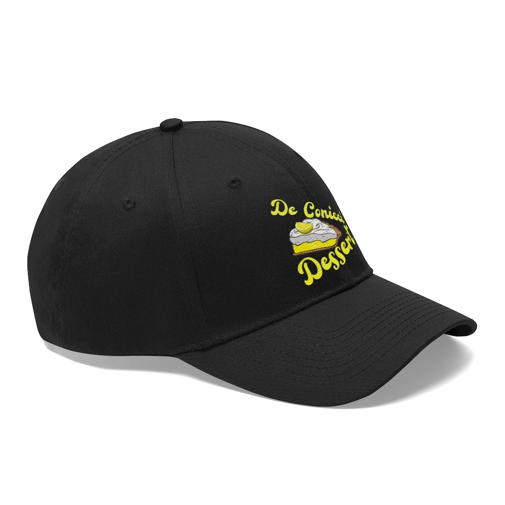 Lemon pie dessert cap black