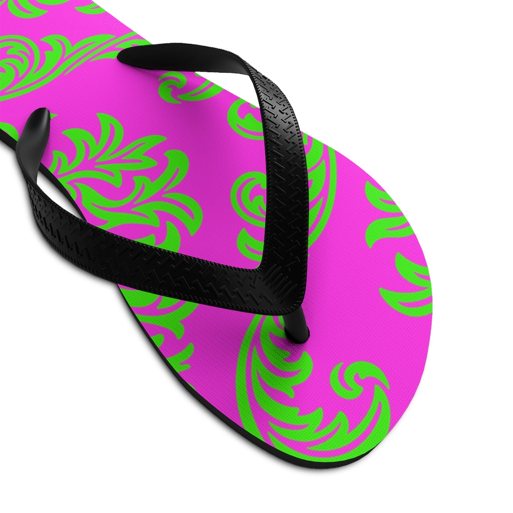 Unisex Neon Flip-Flops
