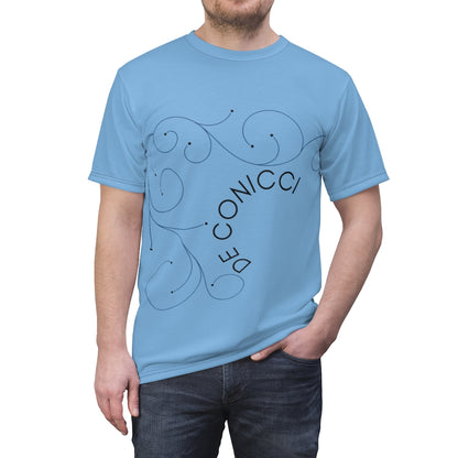 De conicci Authentic rare shirt. Luxury Vine Blue 2