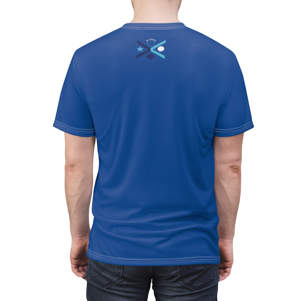 City Life Harlem short sleeve. Blue