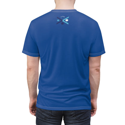 City Life Harlem short sleeve. Blue