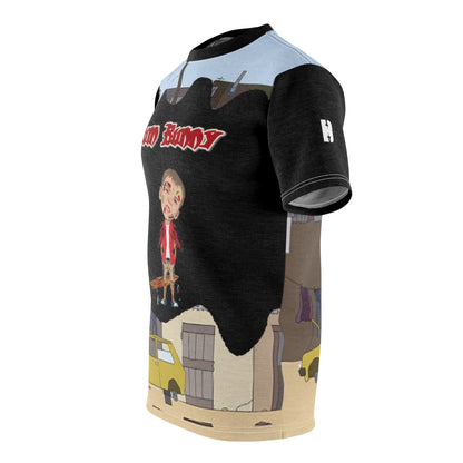 Slum Bunny short sleeve. Black