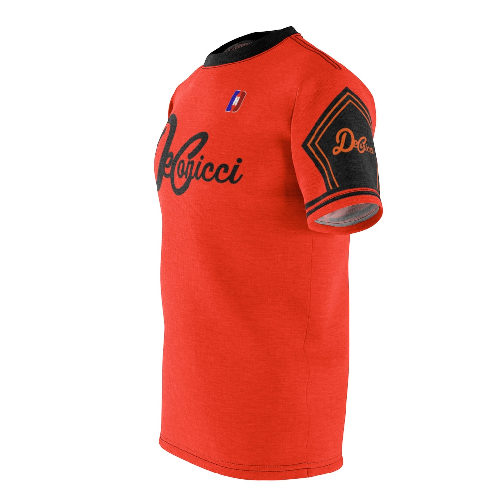 Basketball orange shoe short sleeve