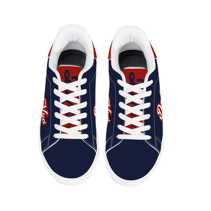 Vinny red white navy