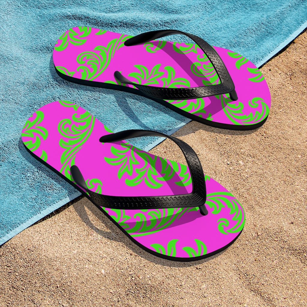 Unisex Neon Flip-Flops