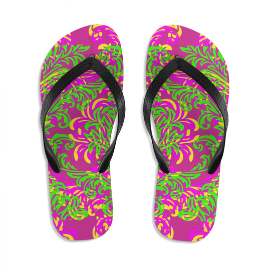 Unisex Neon Flip-Flops