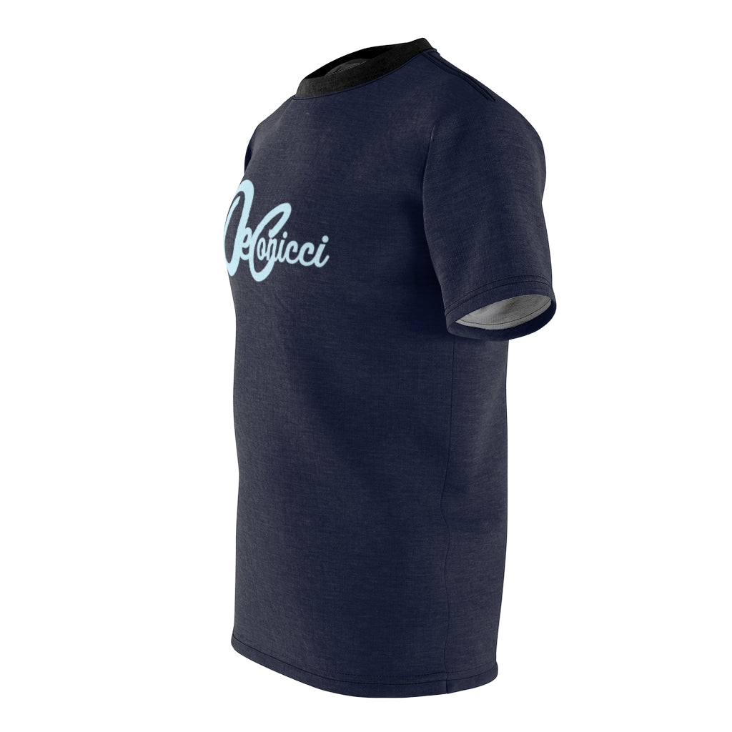 Navy Baby Blue Short Sleeve