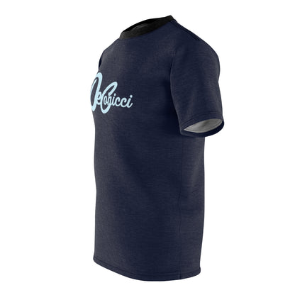 Navy Baby Blue Short Sleeve