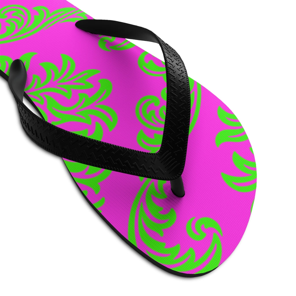Unisex Neon Flip-Flops