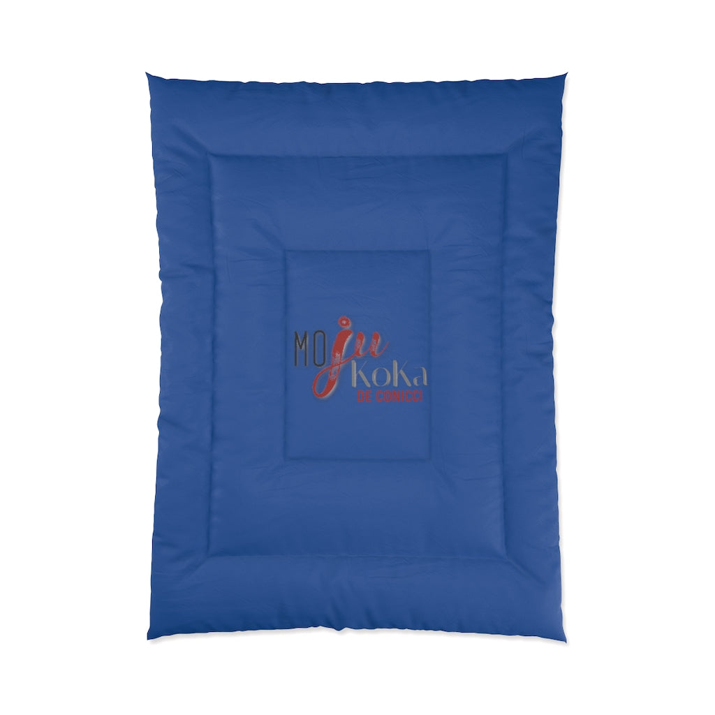 Comforter with Mojukoka one logo