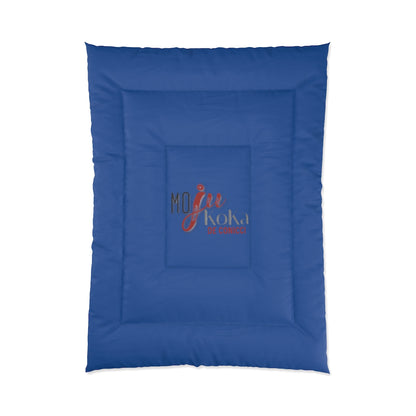 Comforter with Mojukoka one logo