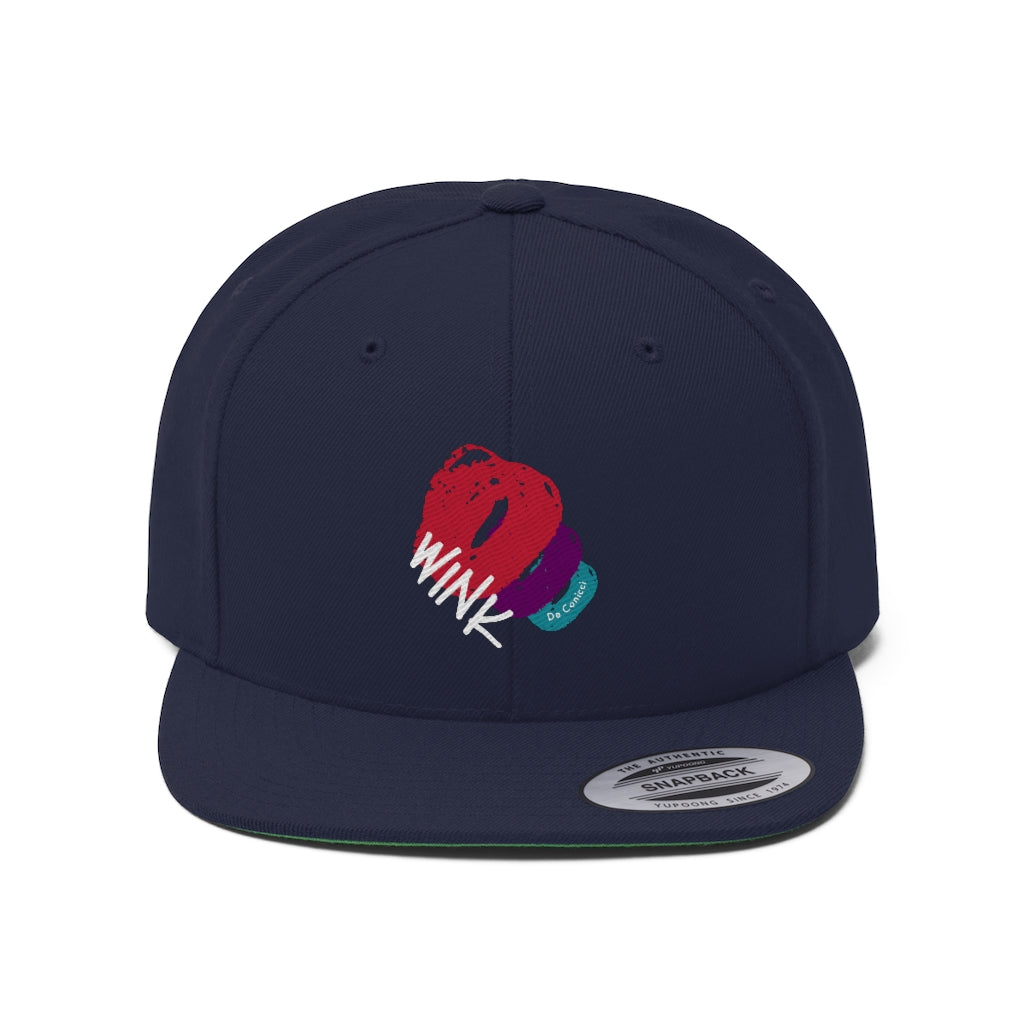 Wink Flat Bill Hat