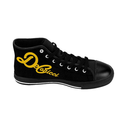 Men's High-top Sneakers black/gold