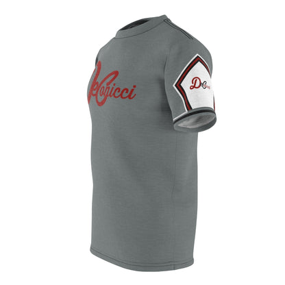 Hoop 31 short sleeve shoe shirt. Gray
