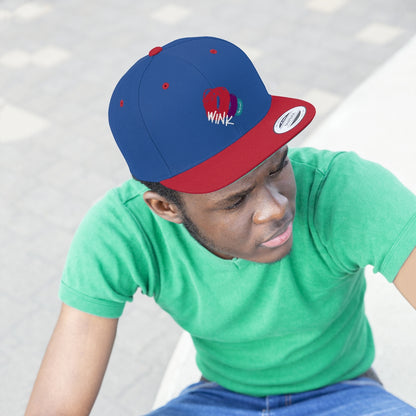 Wink Flat Bill Hat