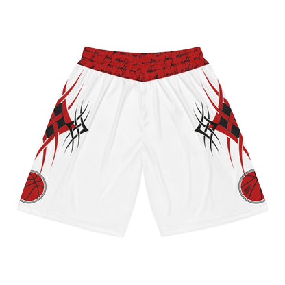 Tribal Basketball Shorts Red/Black