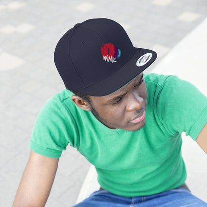 Wink Flat Bill Hat