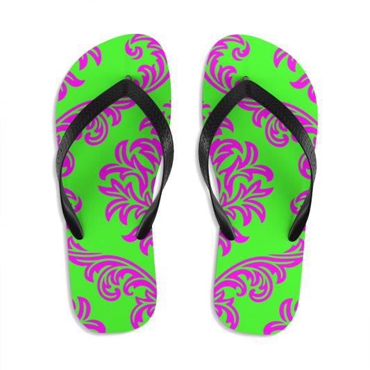 Unisex Neon Flip-Flops