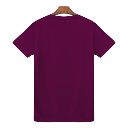 Wine and yellow short sleeve