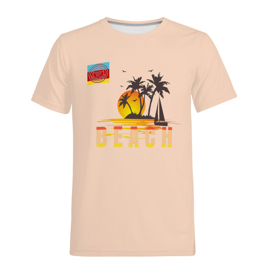 Beach short sleeve sand