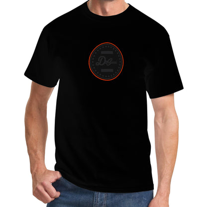 Black orange short sleeve
