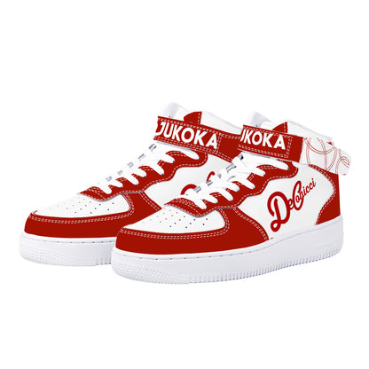 Mojukoka fire red and white